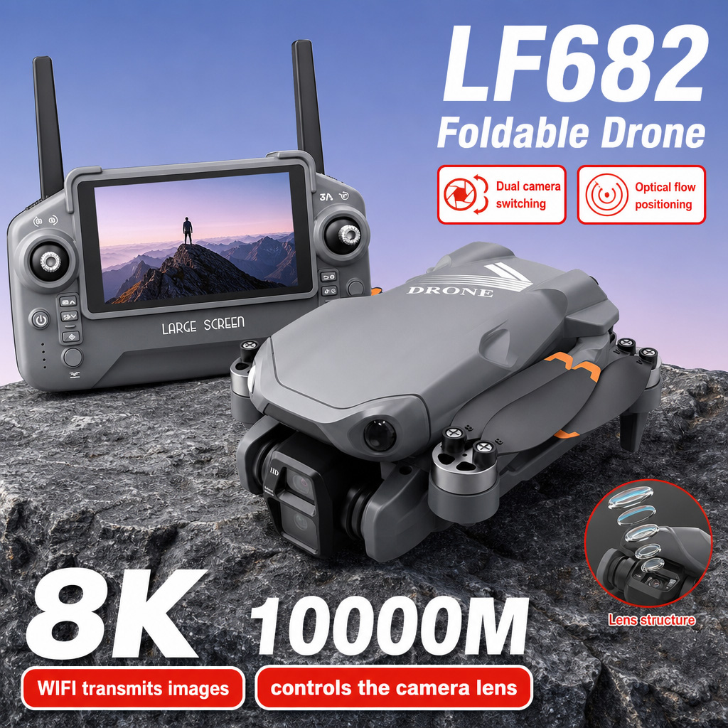 Drone Ae Rc - طائرة بدون طيار LF682 للتصوير الجوي