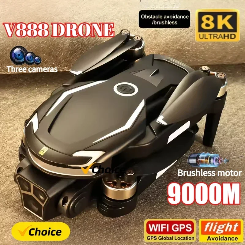 Drone Ae Rc - طائرة بدون طيار V888 جديدة بكاميرا