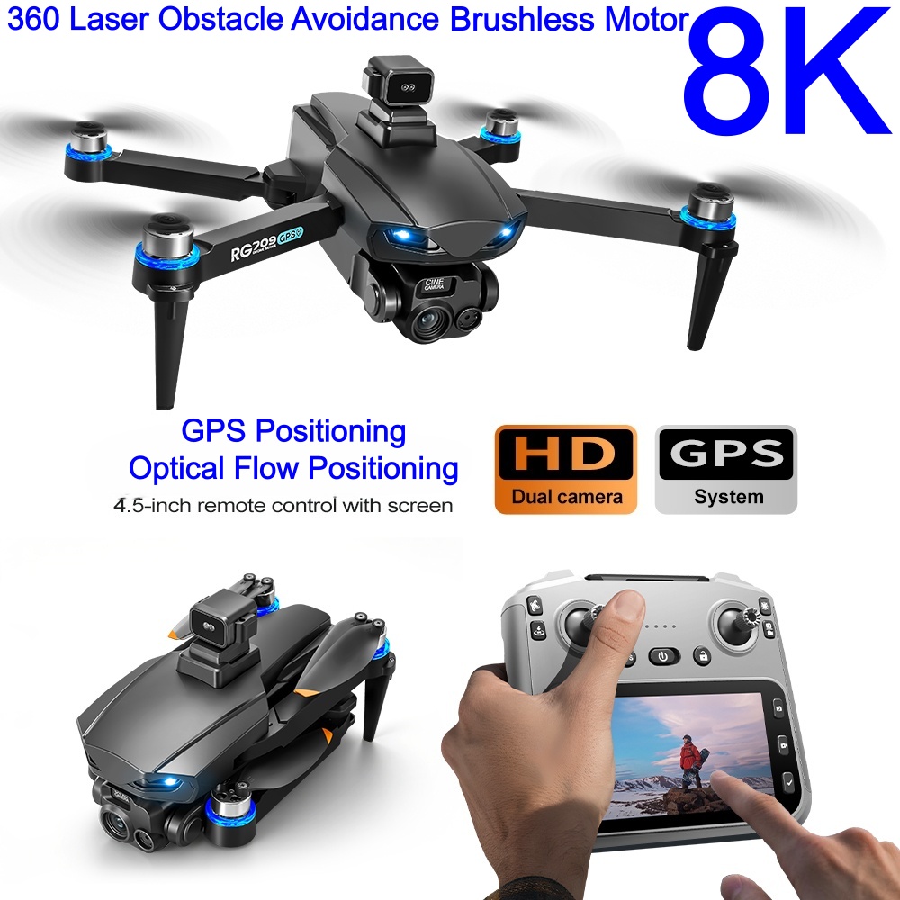 Drone Rc Gps - طائرة بدون طيار جديدة 8K مع