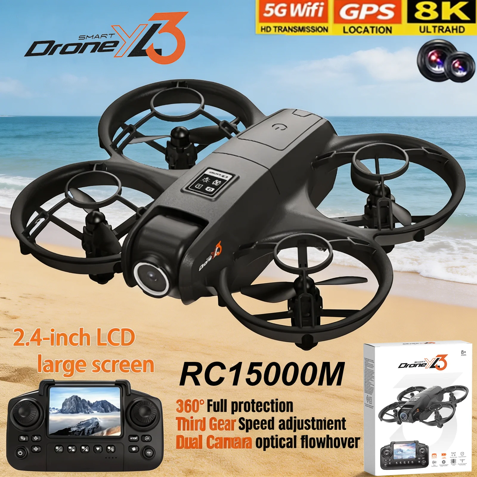 Drone Ae Rc - طائرة بدون طيار YL3 RC جديدة