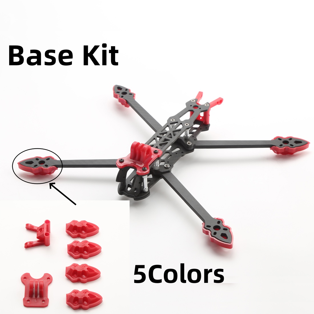 إطار Mark4 مقاس 5 بوصة / 7 بوص - مراجعة 3D Printed Drone Part وسعره
