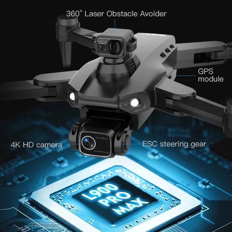 L900 Pro MAX GPS Drone 4K Prof - مراجعة Drone Rc Harness وسعره
