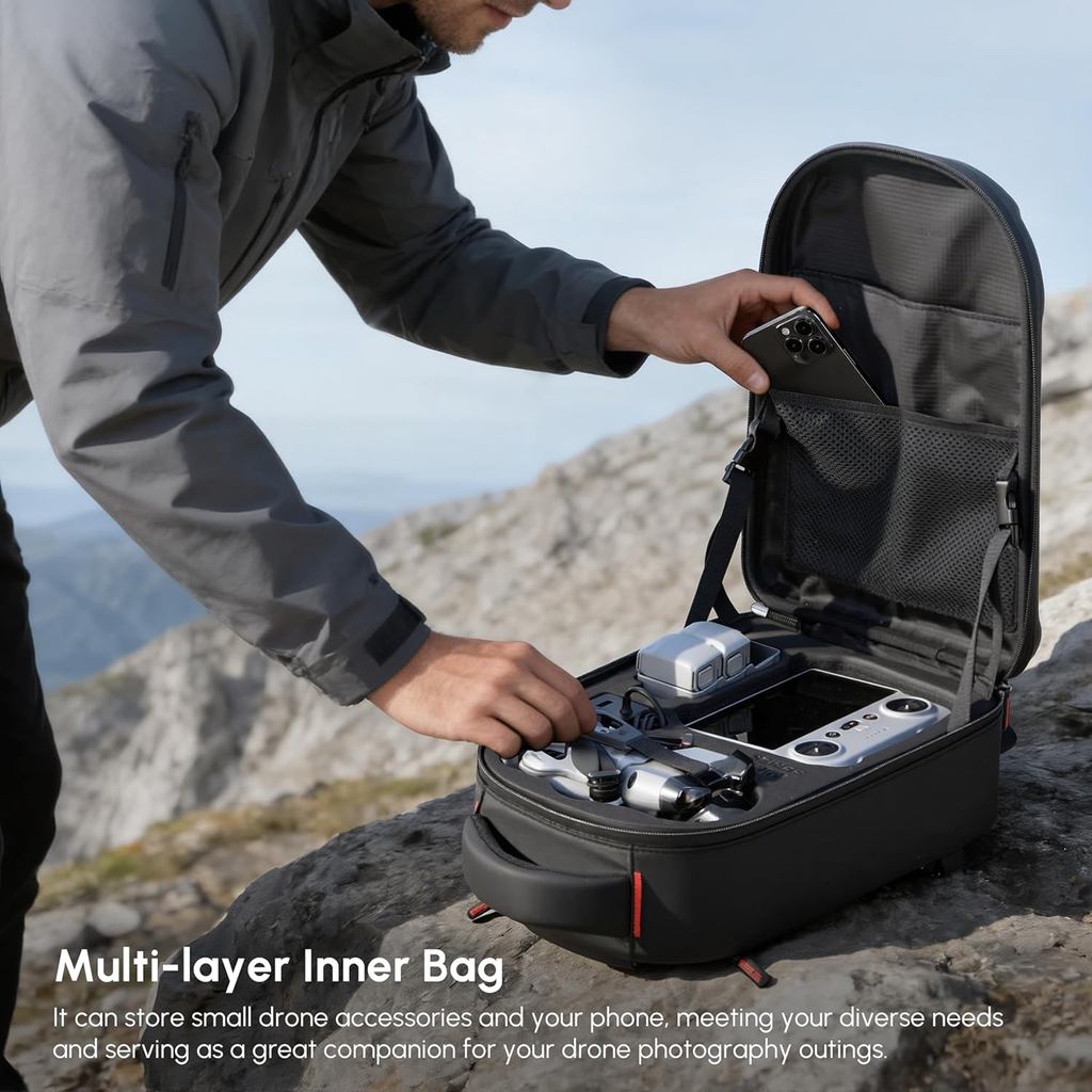 حقيبة ظهر صلبة مقاومة للماء لـ - مراجعة Drone Dji Rc Mini 3 Pro وسعره