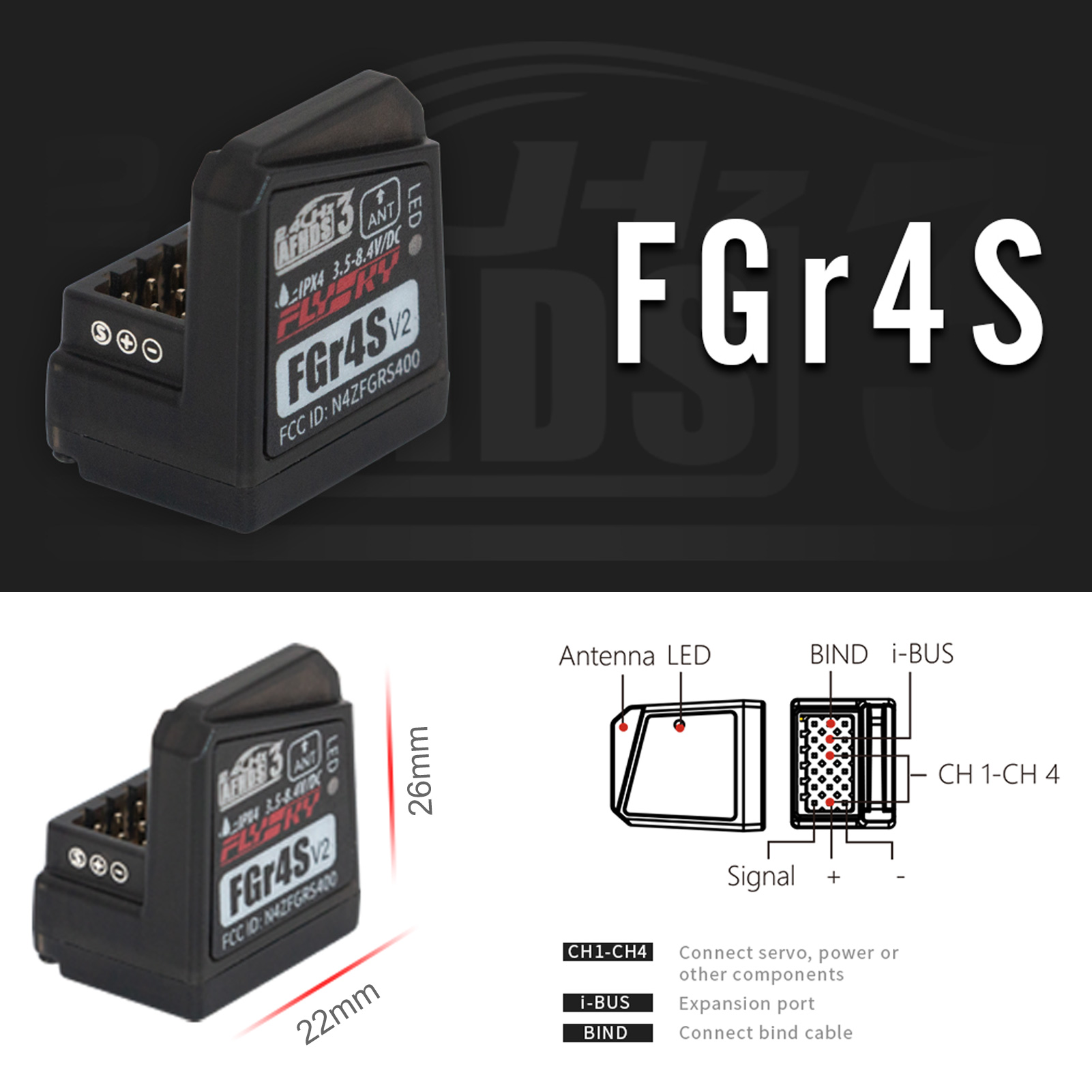 جهاز استقبال Flysky FGR4S V2 A - مراجعة Telemetry Module Rc وسعره