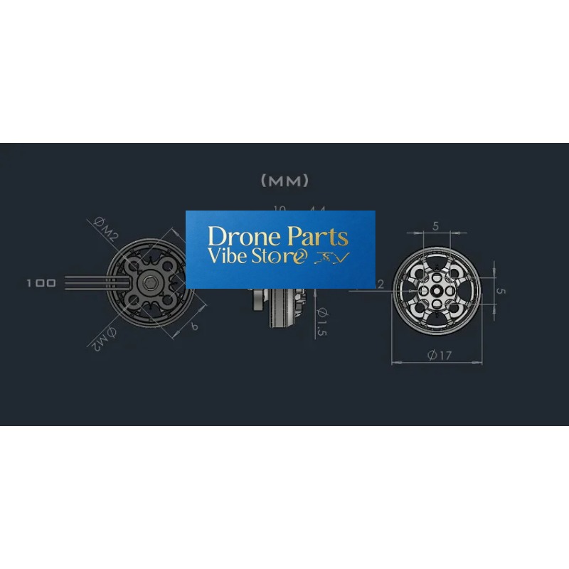 محرك DParts1AMAX 1303 بدون فرش - مراجعة Micro Fpv Quad وسعره