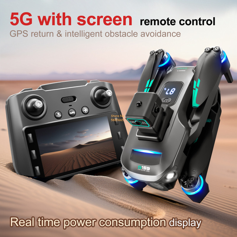 8K كاميرا مزدوجة 5G WIFI FPV ا - مراجعة Drone Ae Rc وسعره