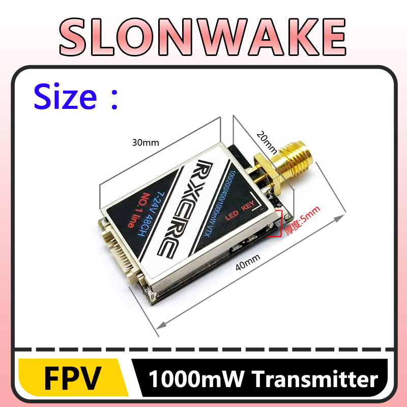 جهاز إرسال فيديو SLONWAKE 5.8G - مراجعة Vtx Video Transmitter وسعره