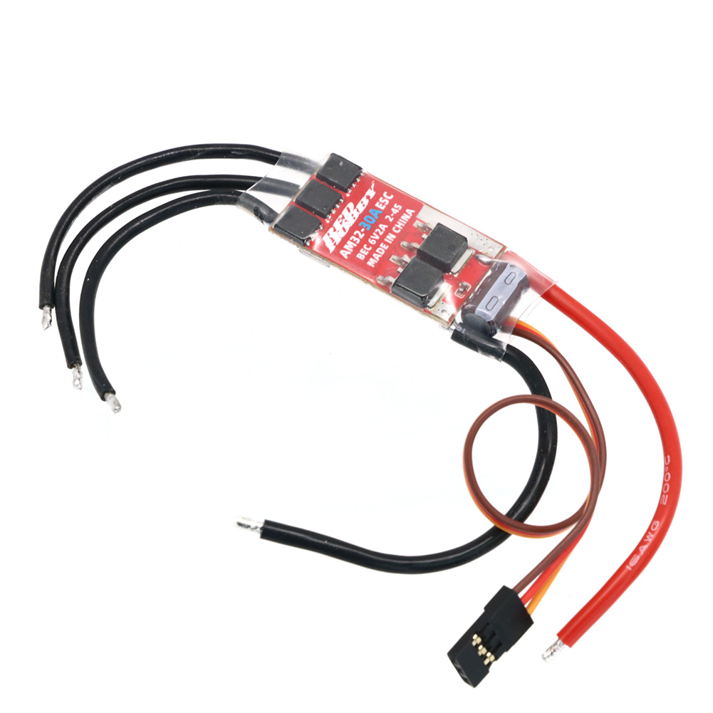 RedHobby 2-4S AM32 فرش ESC 30A - مراجعة Drone Two Rc Way وسعره