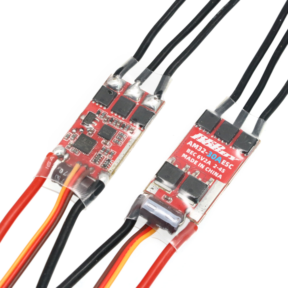 RedHobby 2-4S AM32 فرش ESC 30A - مراجعة Drone Two Rc Way وسعره