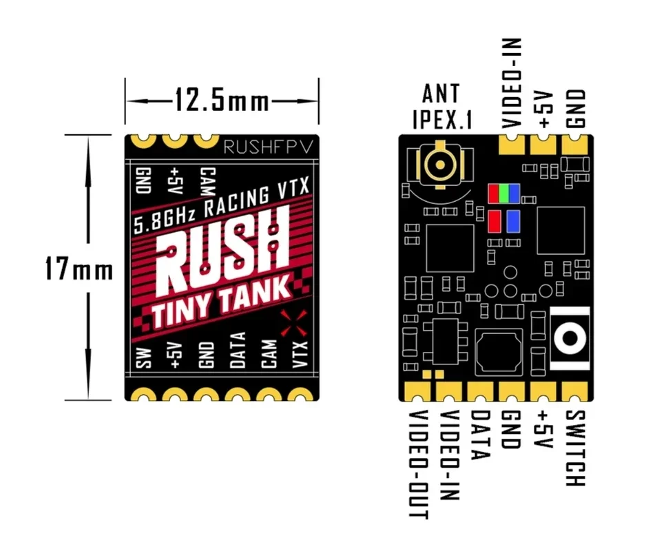 جهاز إرسال فيديو FPV تناظري RU - مراجعة Vtx Video Transmitter وسعره
