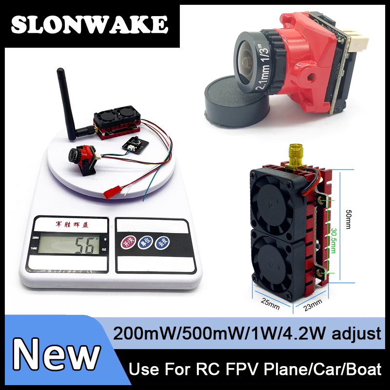 جهاز إرسال SLONWAKE 5.8G 48CH  - مراجعة Vtx Video Transmitter وسعره