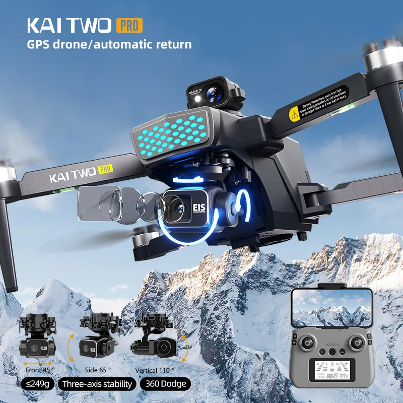 طائرة بدون طيار Kai pro مع كام - مراجعة Drone Two Rc Way وسعره