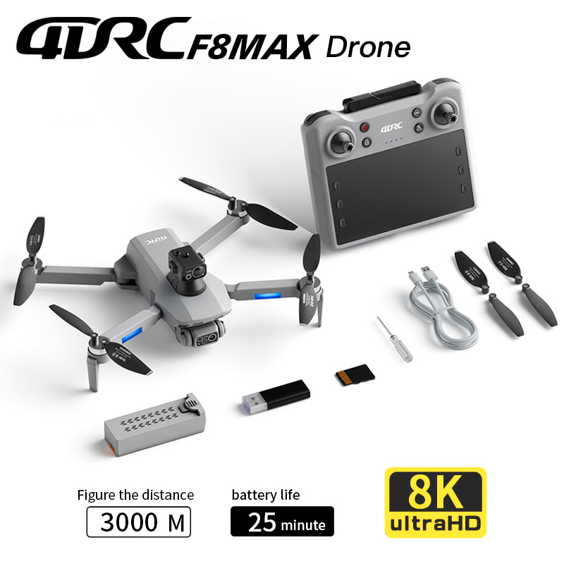 F8 MAX GPS الطائرة بدون طيار ا - مراجعة Gps Module Drone وسعره