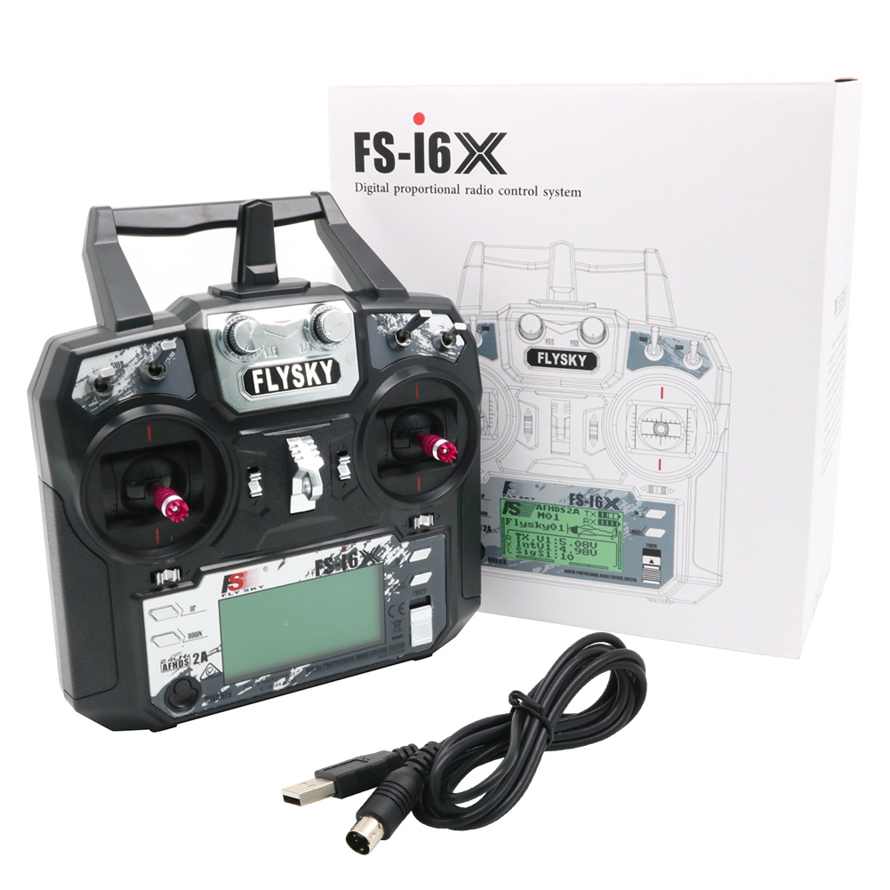 FLYSKY FS-i6X FS i6X 10CH 2.4  - مراجعة Telemetry Module Rc وسعره