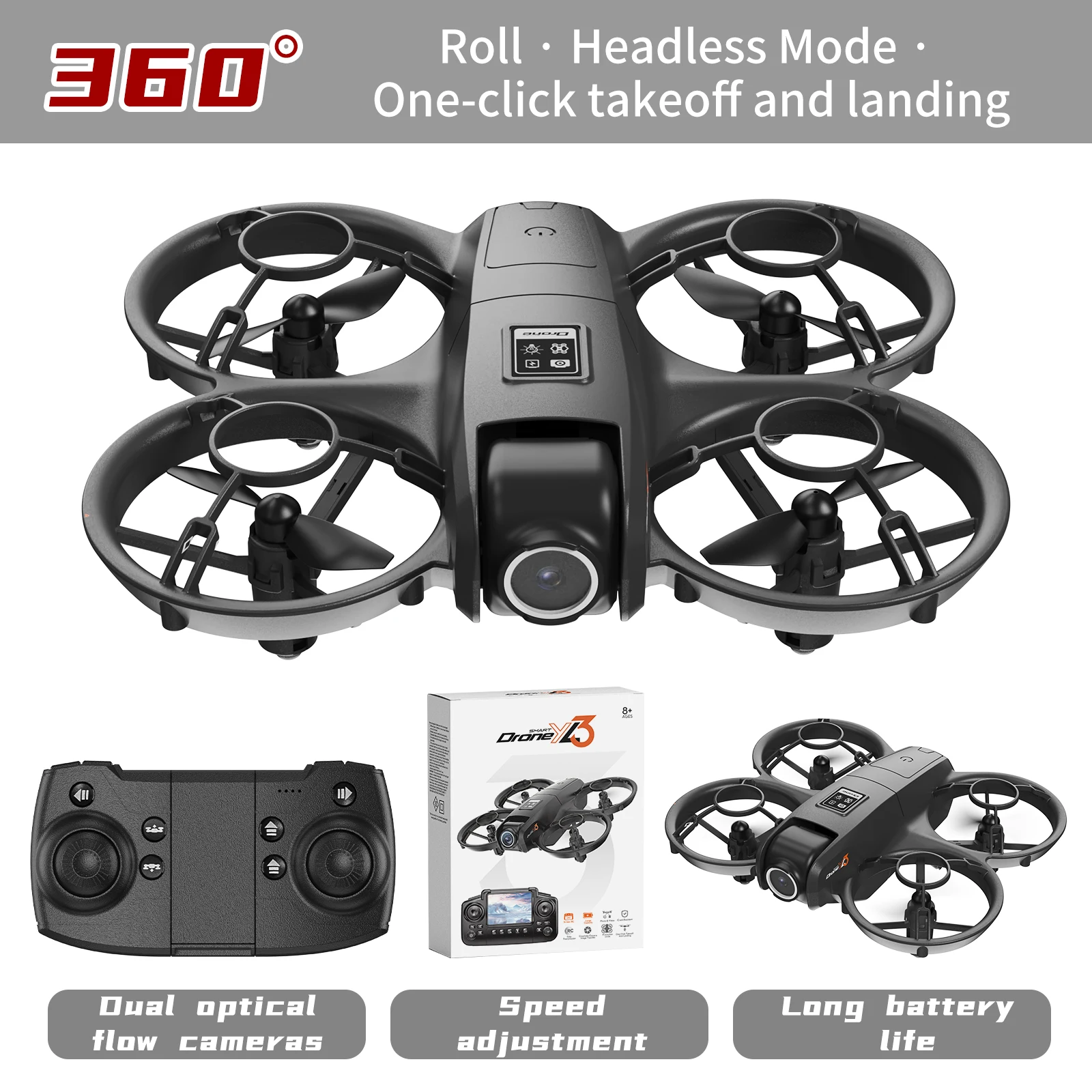 طائرة بدون طيار YL3 RC جديدة ب - مراجعة Drone Ae Rc وسعره