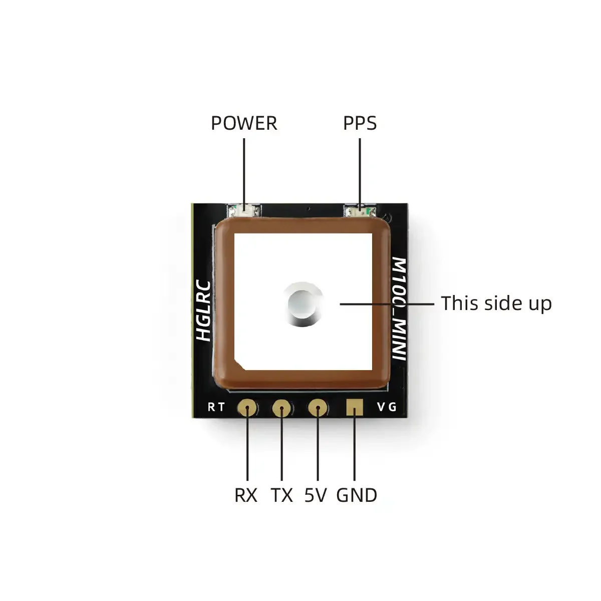 وحدة GPS صغيرة HGLRC M100 M10  - مراجعة Gps Module Drone وسعره