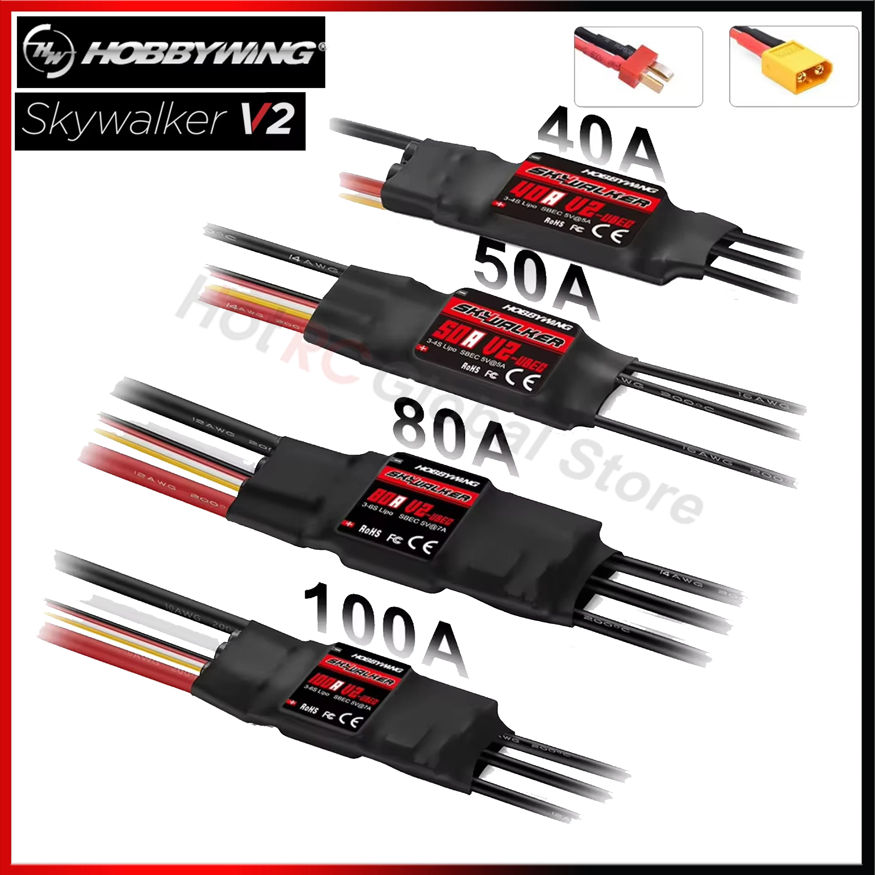 HOBBYWING-Skywalker وحدة تحكم  - مراجعة Drone Rc Y Series وسعره