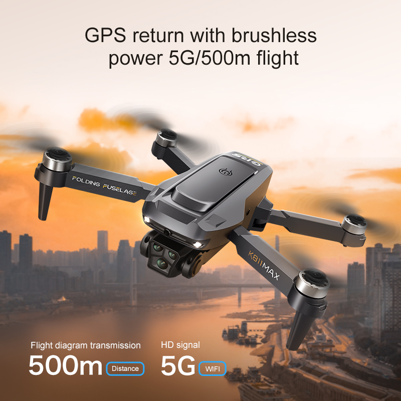 طائرة بدون طيار K811MAX Quadco - مراجعة Gps Module Drone وسعره