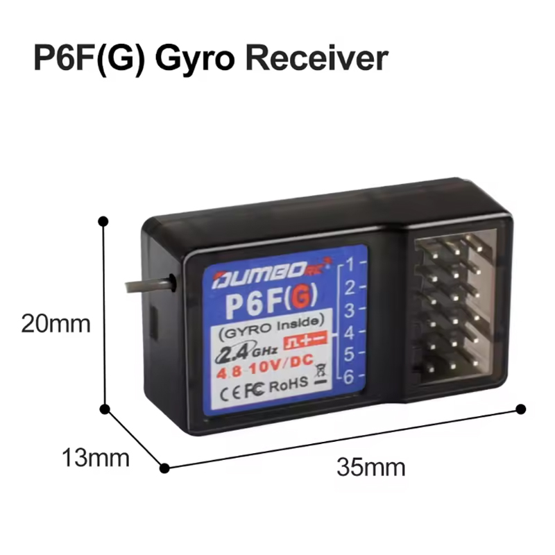 نظام تحكم لاسلكي DUMBORC P6F/P - مراجعة Telemetry Module Rc وسعره