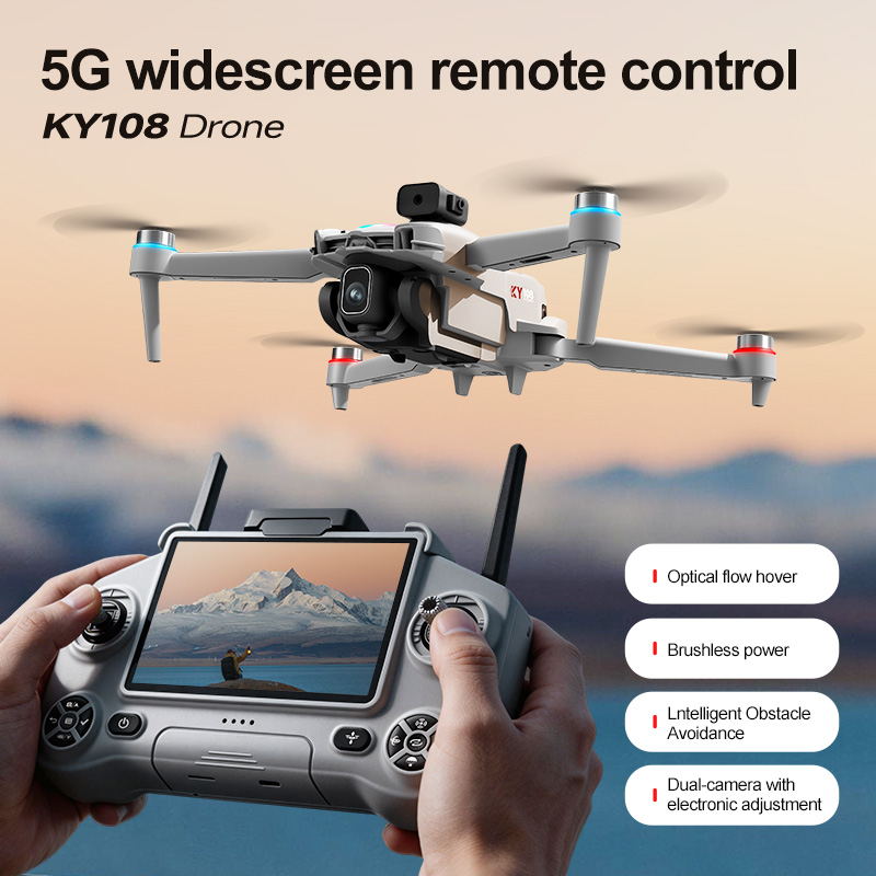طائرة بدون طيار KY108 الجديدة  - مراجعة Drone Rc Harness وسعره